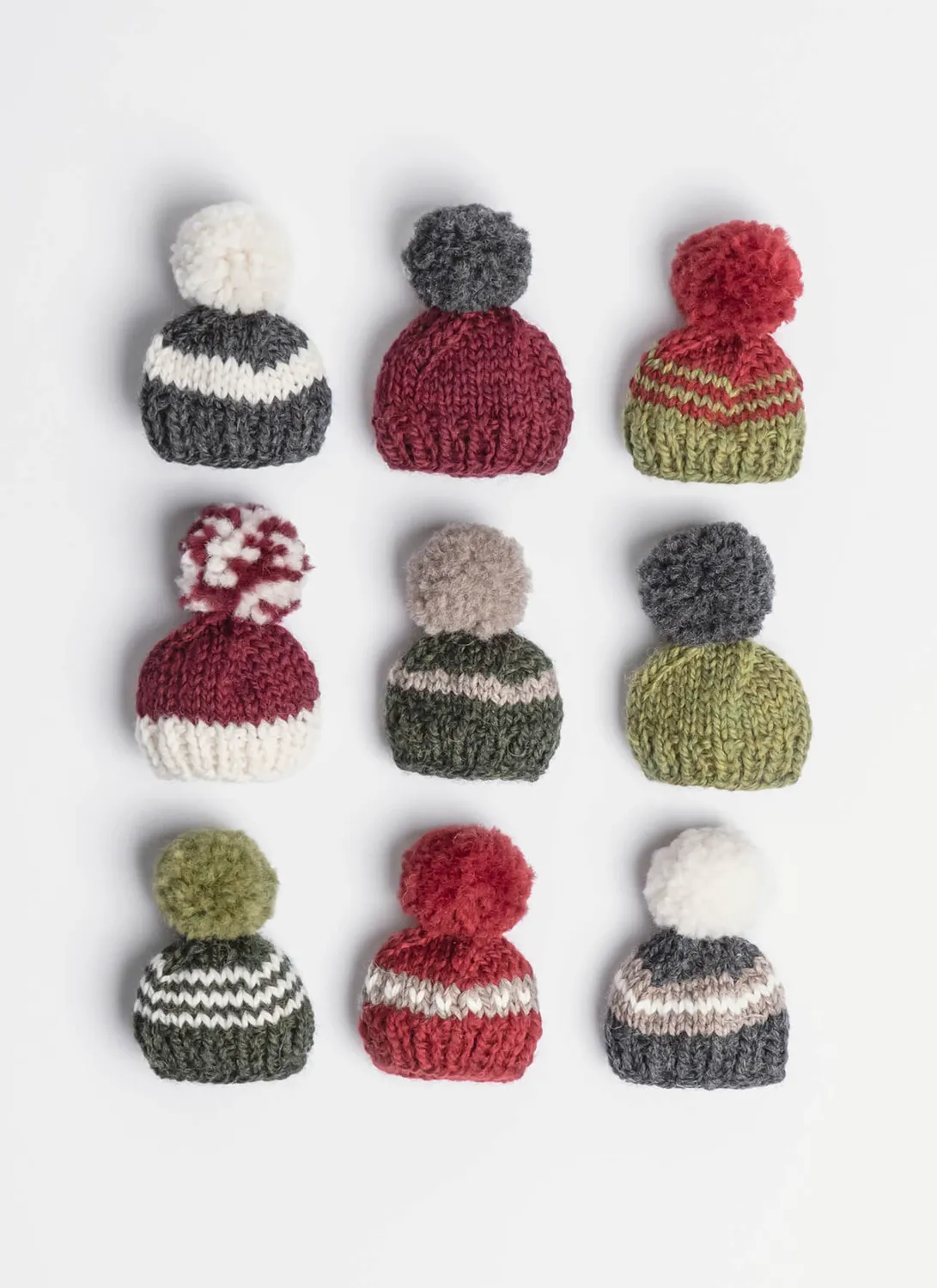 Blue Sky Fibers Tiny Holiday Collection Mini Deko Strickanleitung