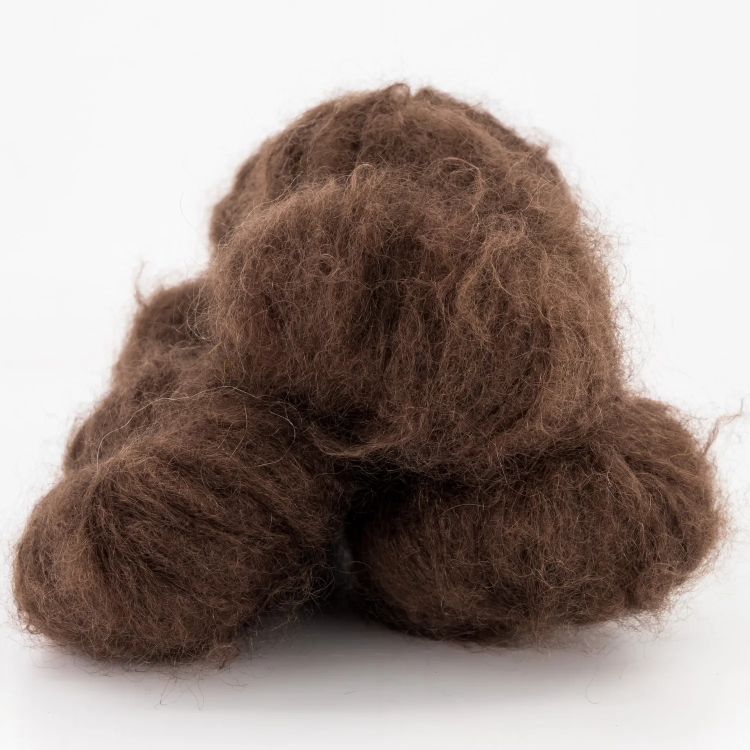 Cowgirlblues Fluffy Cacao Mohairwolle handgefärbt