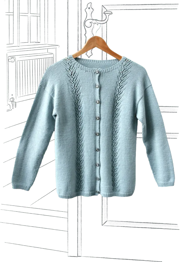 Go Handmade Laura Cardigan Strickanleitung XS-XL Damen