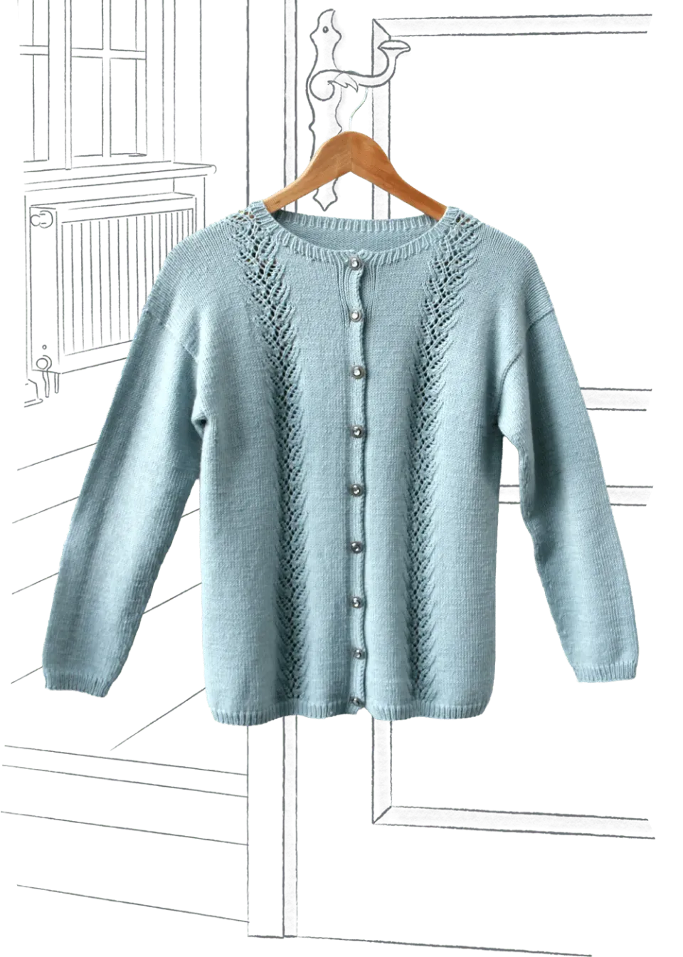 Go Handmade Laura Weste Strickanleitung XS-XL Bambus