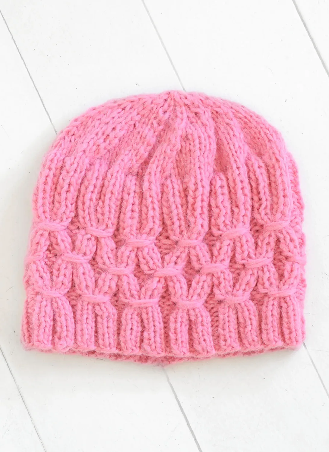 Blue Sky Fibers Techno Hat Strickanleitung Mütze Gratis