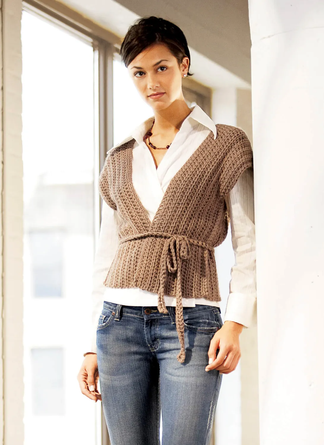 Blue Sky Fibers Cap Sleeve Wrap Häkelanleitung Tuch Download