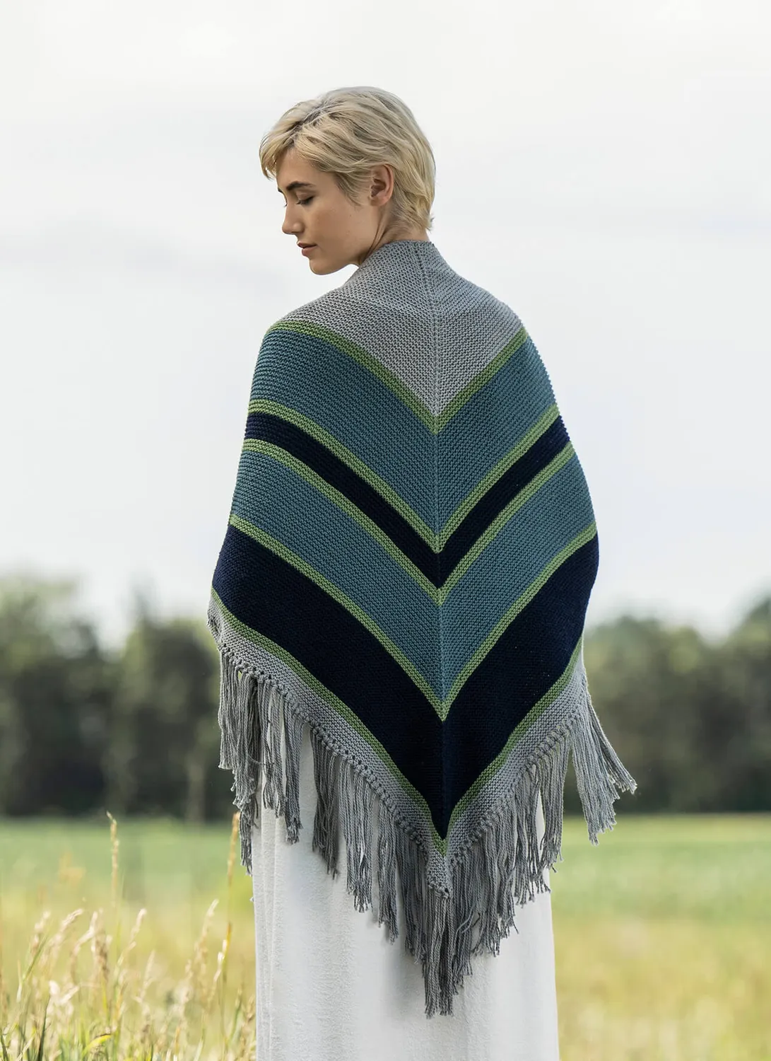Blue Sky Fibers Classic Morgan Hill Shawl 202411 Strickanleitung