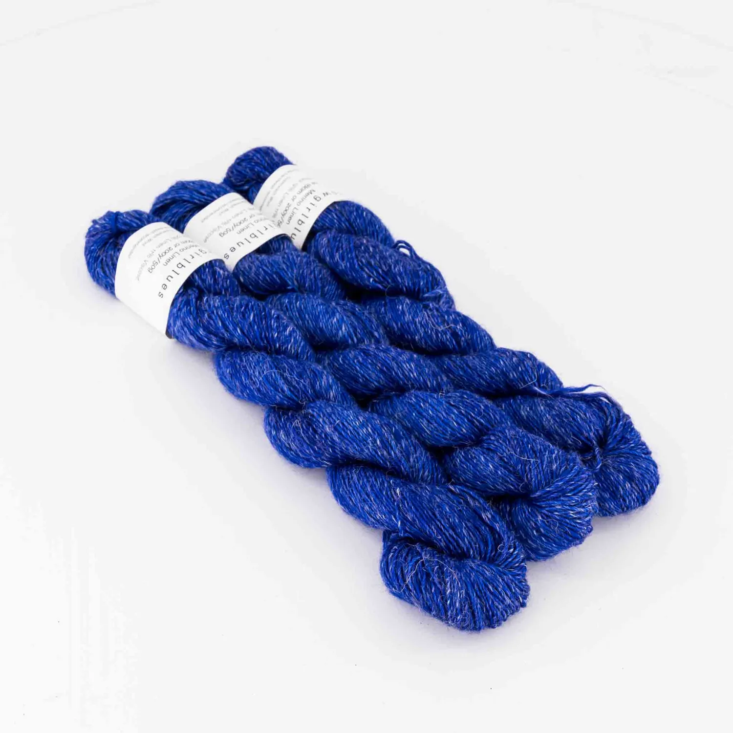 Cowgirlblues Merino Linen 50g Wolle Cobalt handgefärbt