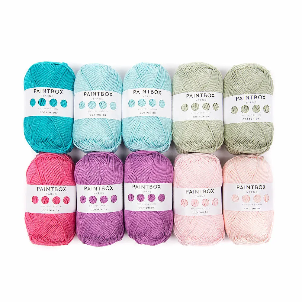 Paintbox Yarns Cotton DK Baumwolle 10x50g Set