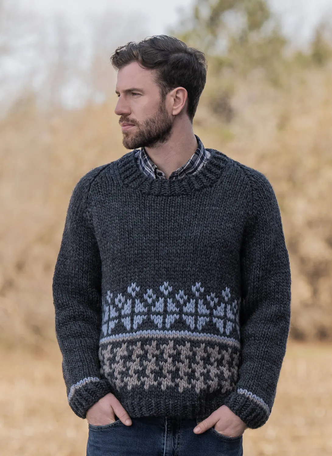 Blue Sky Fibers Swansboro Sweater Strickanleitung Pullover