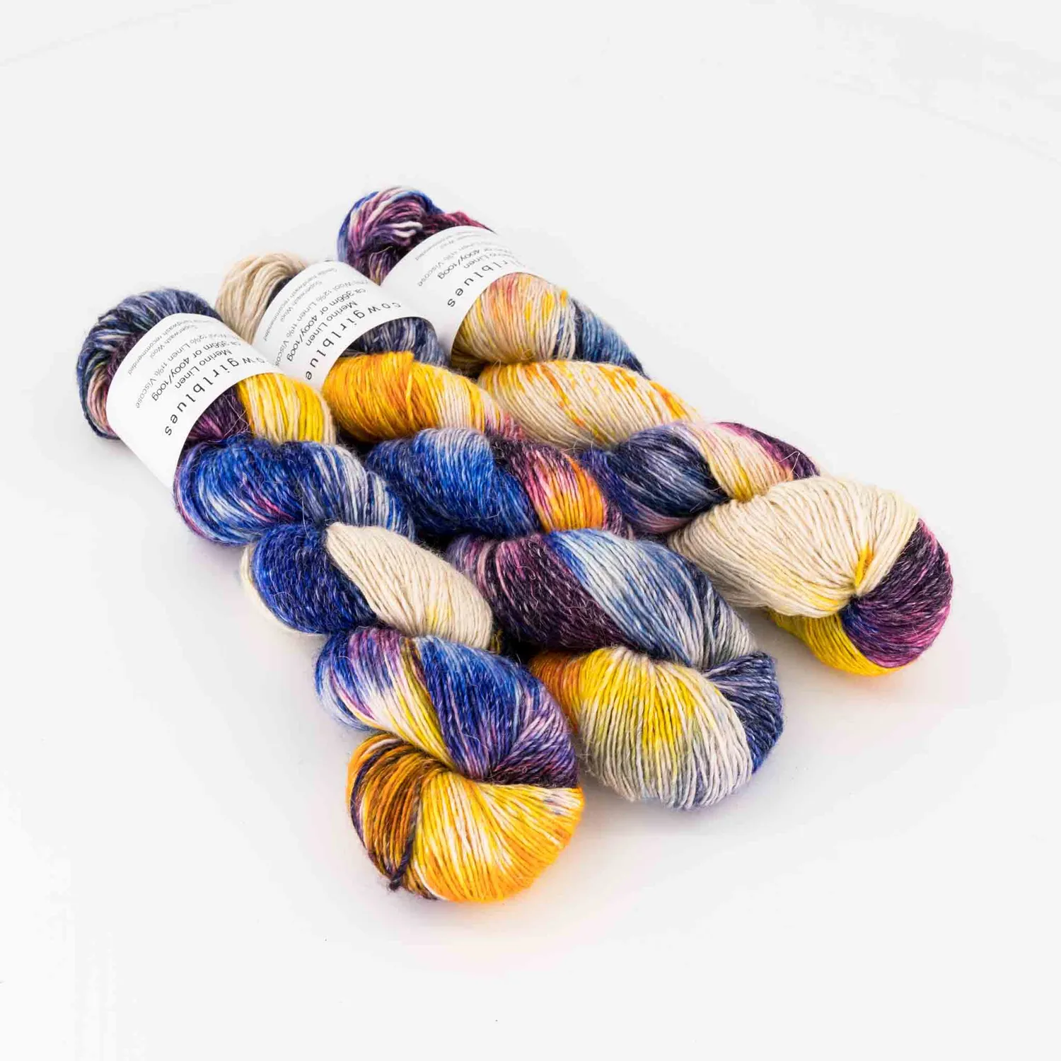 Cowgirlblues Merino Linen Tina Turner Garn handgefärbt