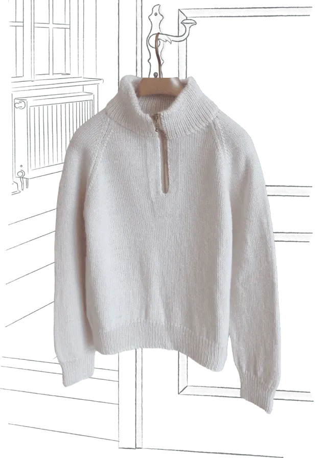 Go Handmade Lucca Vintage Strickanleitung Damen XS-XL