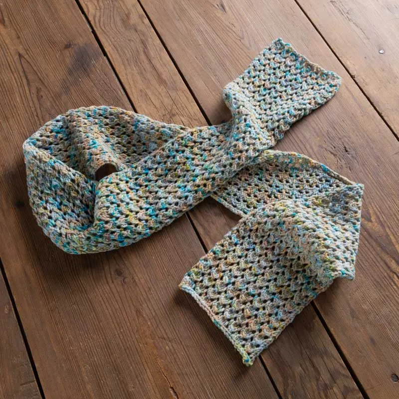 Madelinetosh Rodeo Ride Scarf Strickanleitung PDF Lochmuster