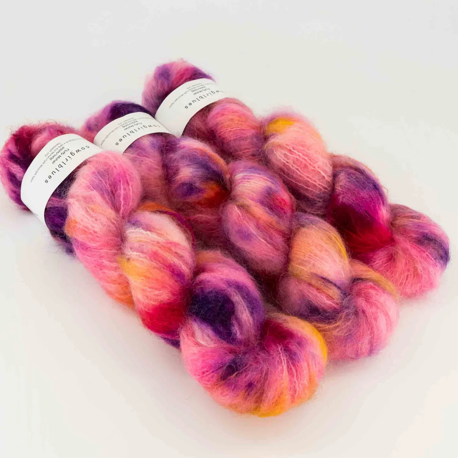 Cowgirlblues Fluffy R.E.S.P.E.C.T. Mohair Wolle Pink