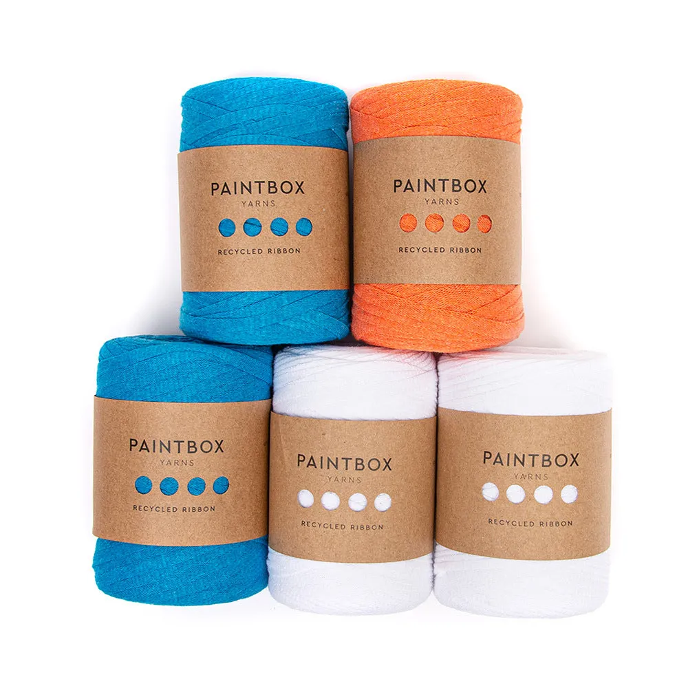 Paintbox Recycled Ribbon Bandgarn 5x250g Wall Hanging Set