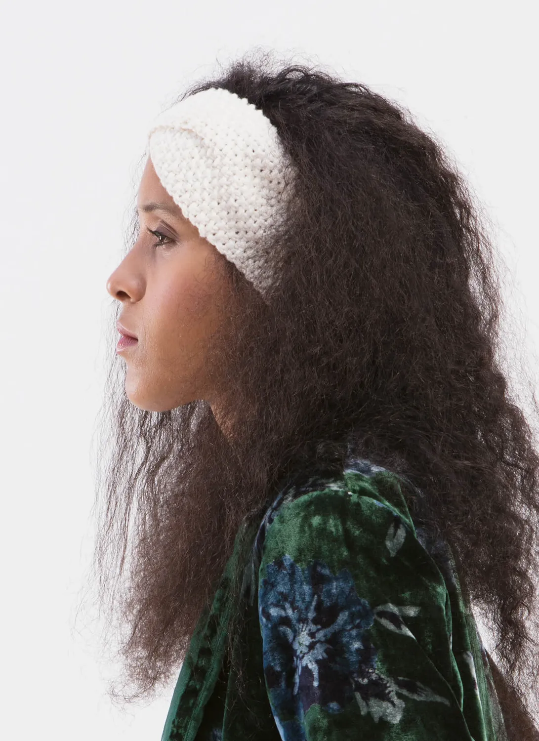 Blue Sky Fibers Sunrise Headband Strickanleitung PDF Zopf