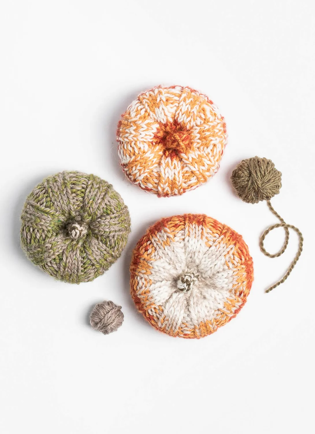 Blue Sky Fibers Pumpkin Patch Strickanleitung Kürbis Deko Gratis