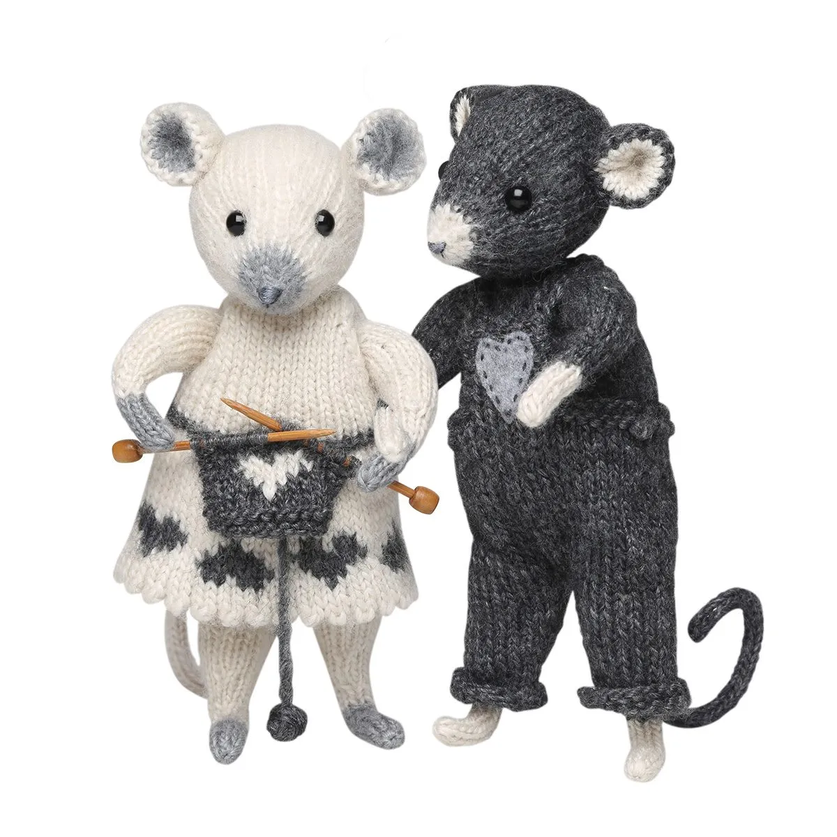 Go Handmade Anna & Peter Häkelkit 21cm Offwhite