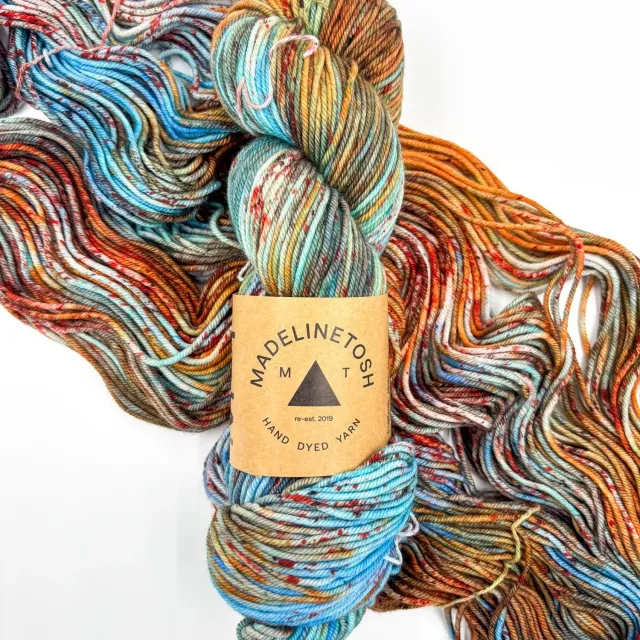 Madelinetosh Stitchin' States This Yarn Is OK Oklahoma Garn