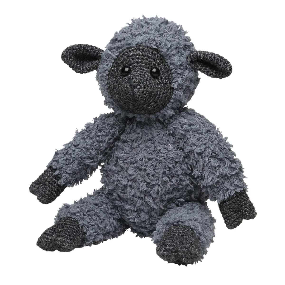Go Handmade Teddy Häkelset Grau H30cm Kuscheltier
