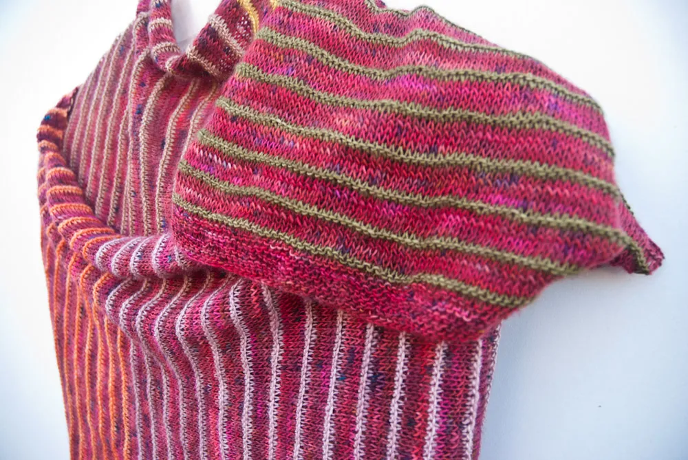 Cowgirlblues Pin Stripe Scarf Strickanleitung Schal
