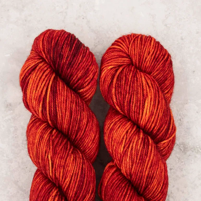 Madelinetosh Tosh Wool + Cotton DK Wolle Carolina Reaper 200m