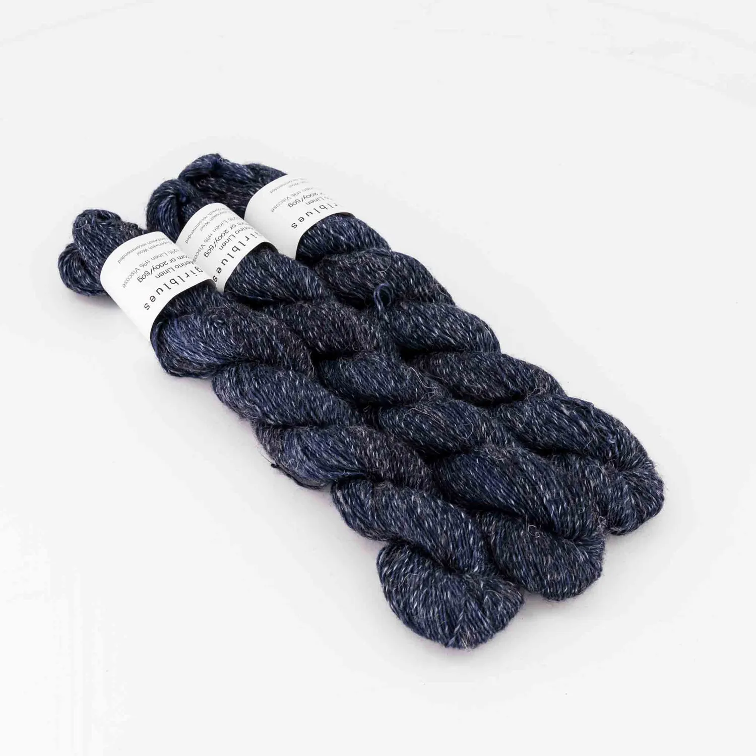 Cowgirlblues Merino Linen Wolle Indigo 50g handgefärbt
