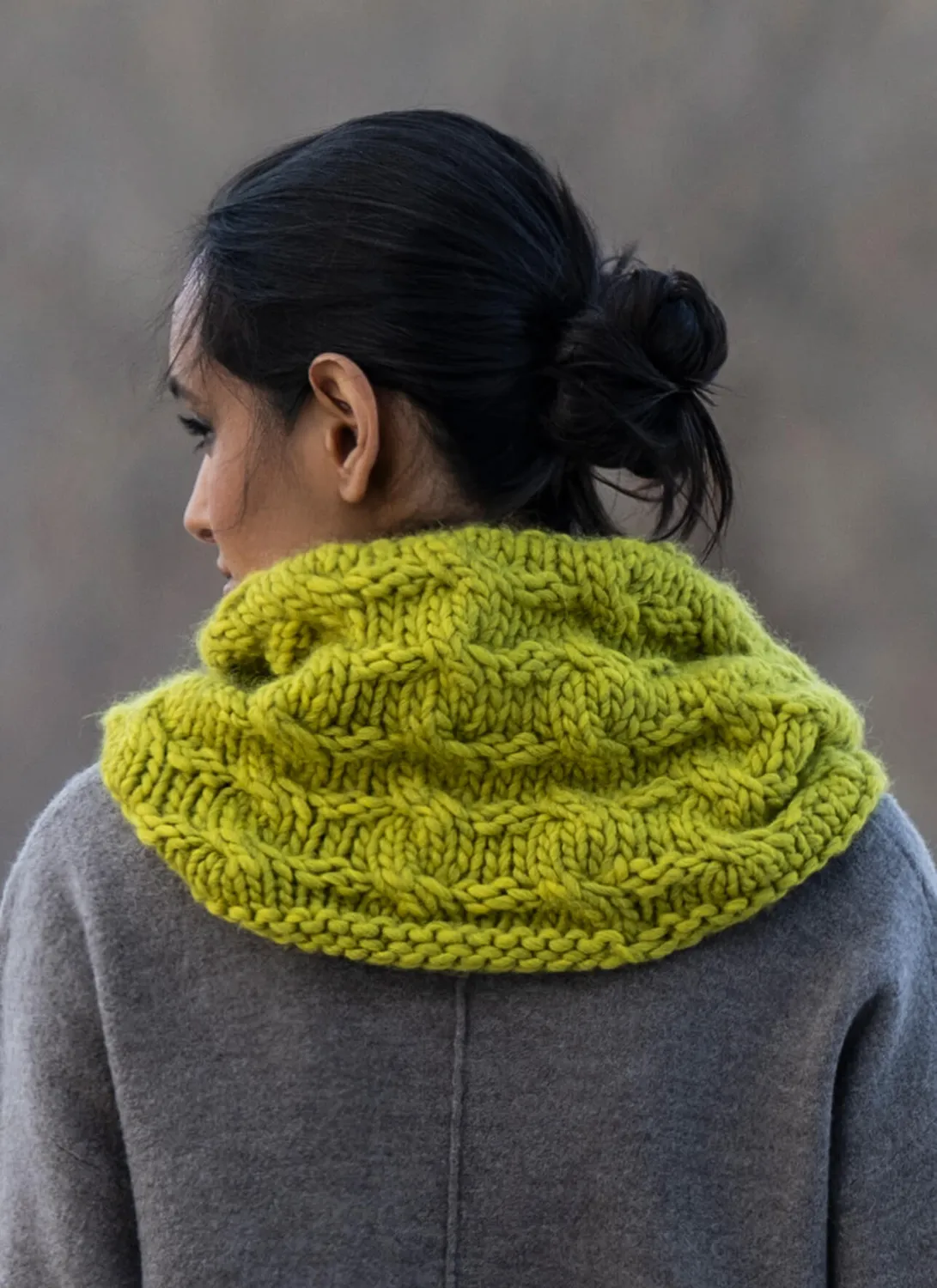 Blue Sky Fibers Truckee Cowl 202404 Strickanleitung Zopf