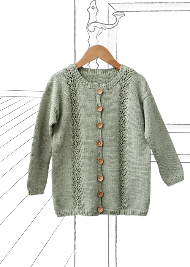 Go Handmade Laura Cardigan Strickanleitung 1-12 Jahre