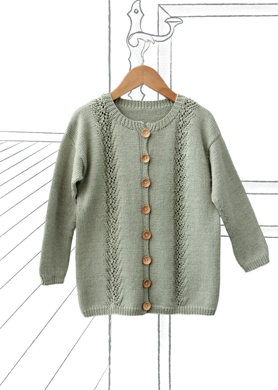 Go Handmade Laura Cardigan Strickanleitung 1-12 Jahre