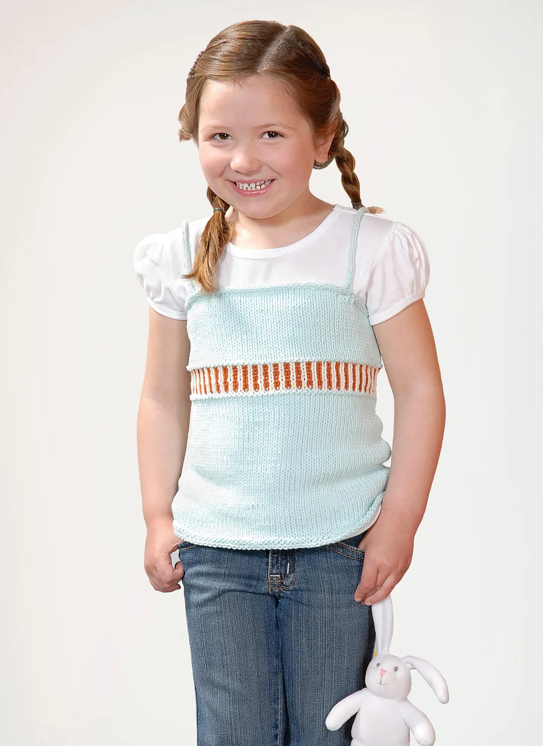 Blue Sky Fibers Girl’s Skinny Tank Strickanleitung Top Sommer