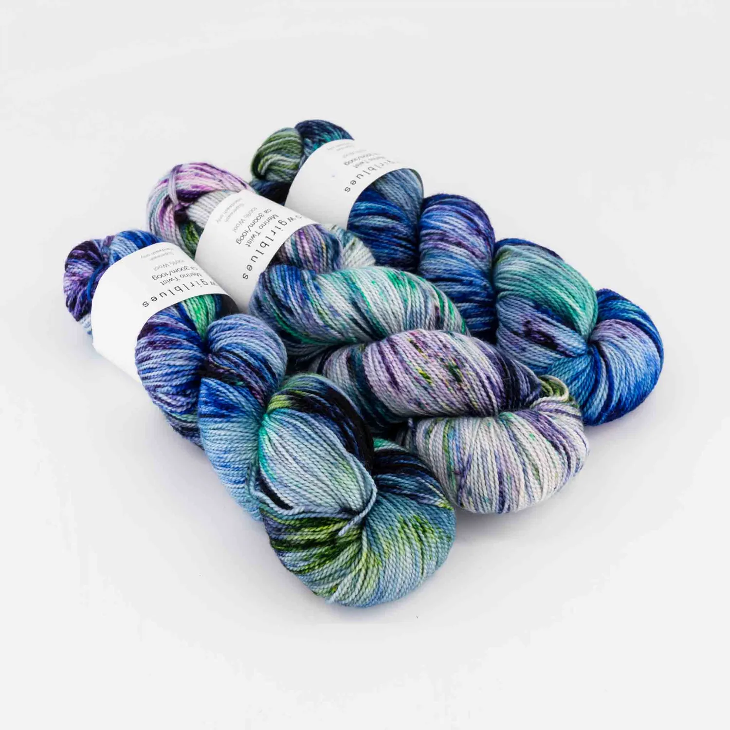 Cowgirlblues Merino Twist Say a Little Prayer Wolle blaugrün