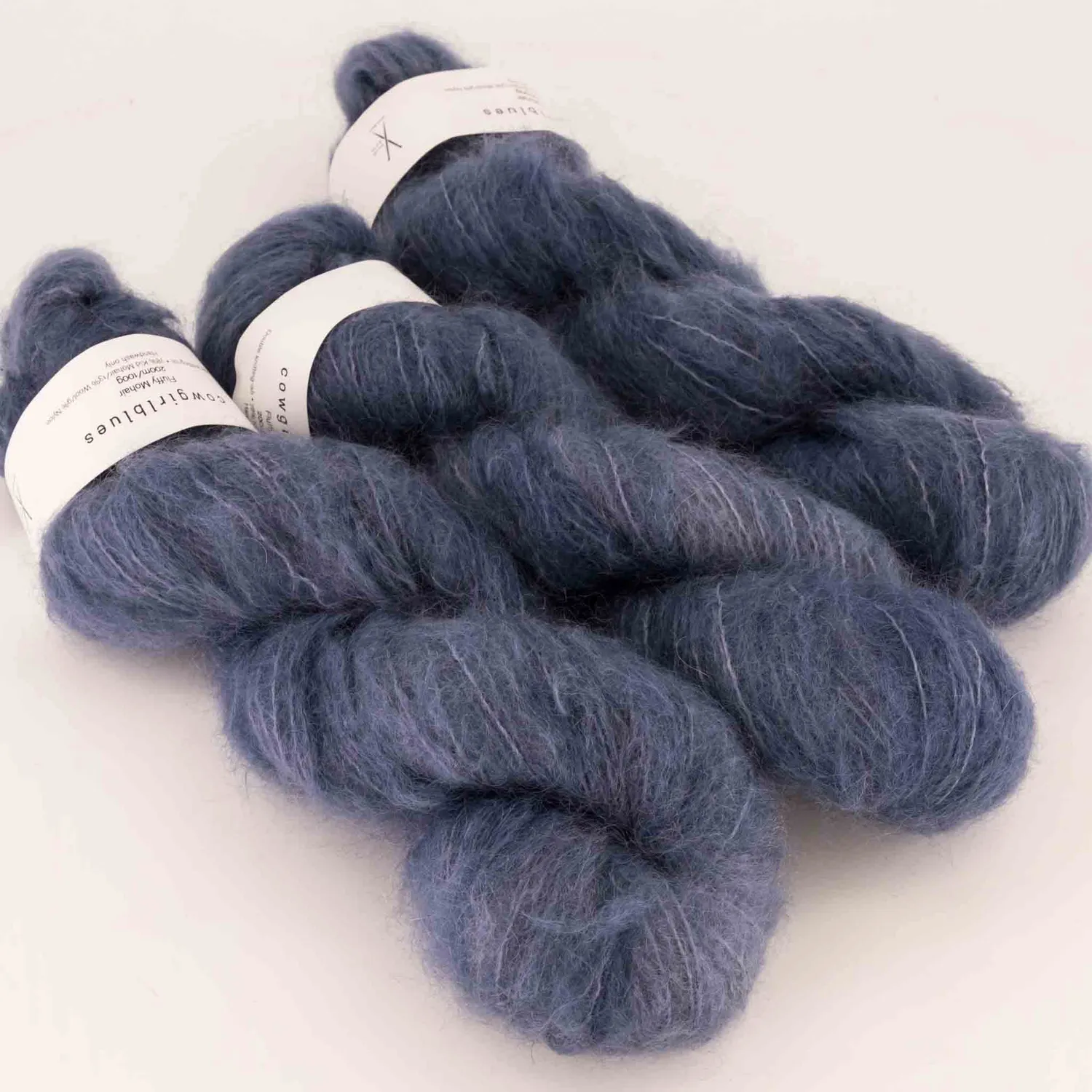 Cowgirlblues Fluffy Airforce Mohairwolle handgefärbt