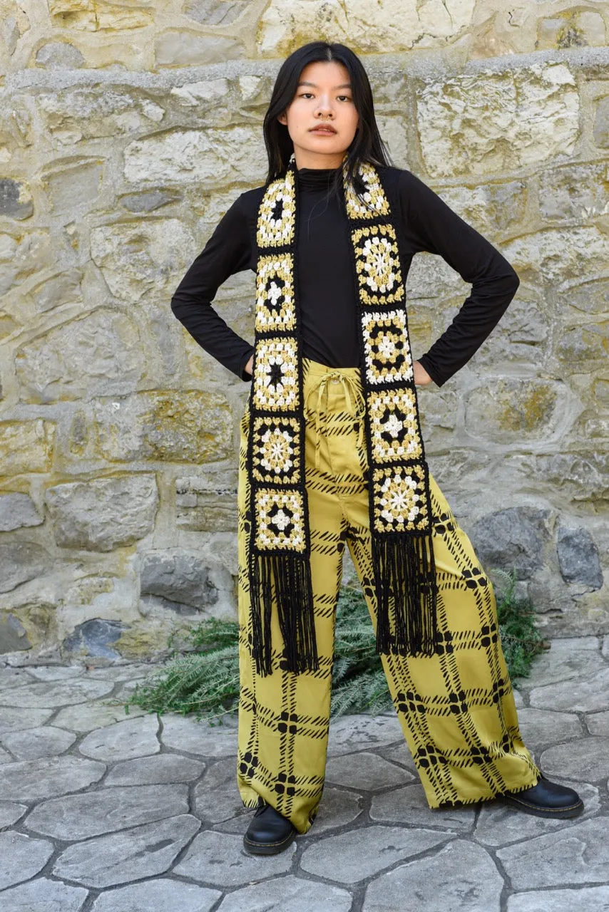 Madelinetosh Groovy Granny Scarf Häkelanleitung PDF