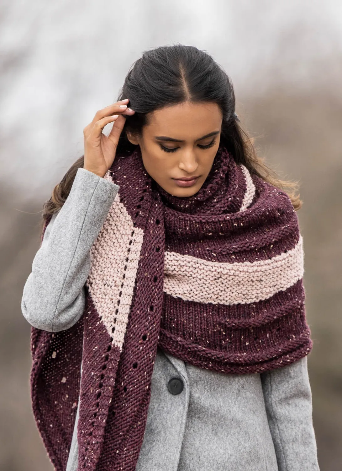 Blue Sky Fibers Classic Kelso Wrap 202236 Tuch Strickanleitung