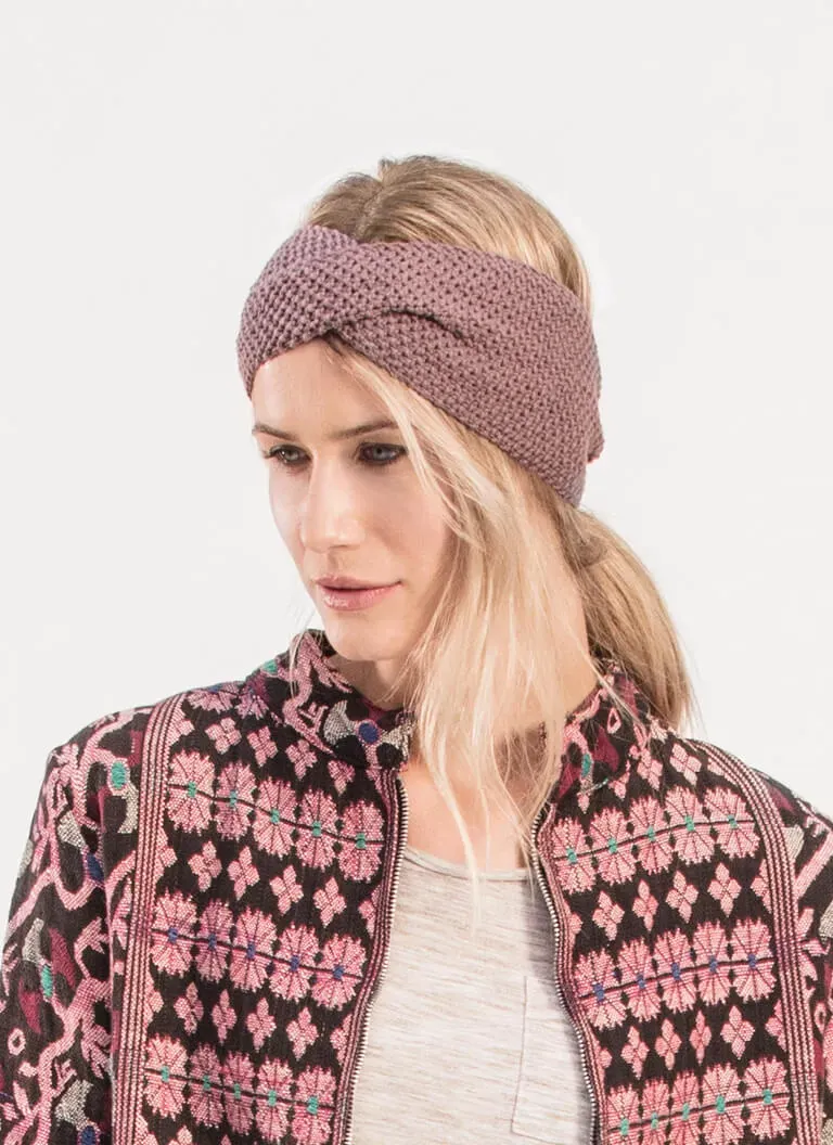 Blue Sky Fibers Harmony Headband Strickanleitung Bio-Baumwolle