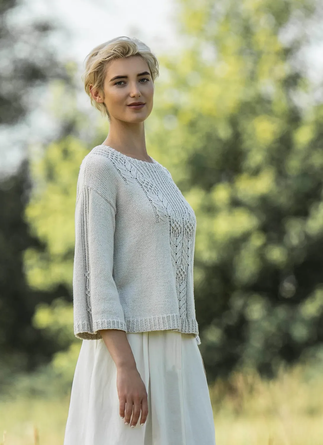 Blue Sky Fibers Classic Series Pasadena Pullover Strickanleitung Sommer