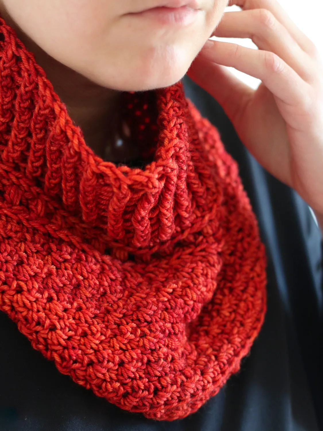 Madelinetosh Palo Duro Cowl Häkelanleitung PDF Worsted
