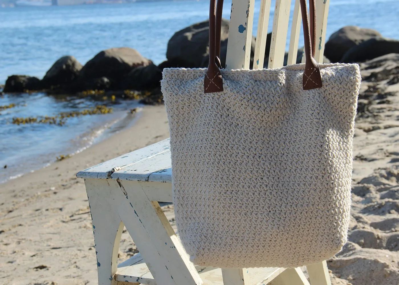 Go Handmade Taschengriffe 60cm Taschenhenkel beige 2 Stück