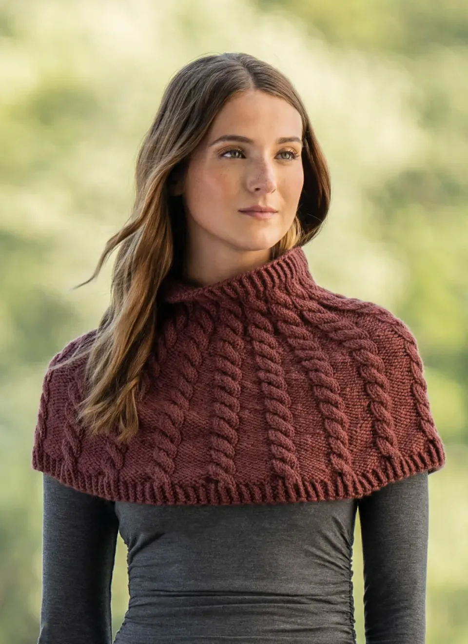 Blue Sky Fibers Classic Berwick Snood 202626 Strickanleitung Zopf