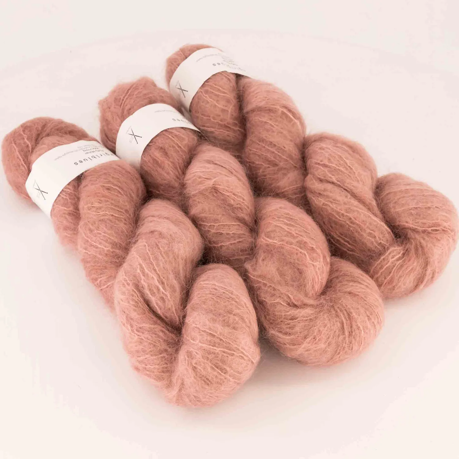 Cowgirlblues Fluffy Faded Rose Mohairwolle zartrosa