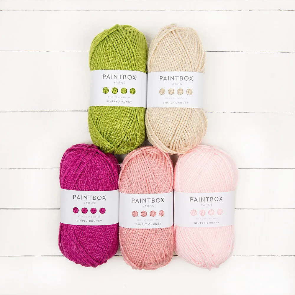 Paintbox Simply Chunky Strickgarn 5x100g Designer Picks Set
