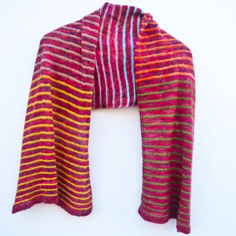 Cowgirlblues Pin Stripe Scarf Strickanleitung Schal