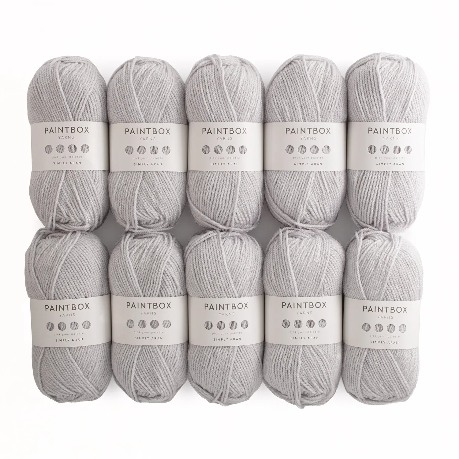 Paintbox Yarns Simply Aran Garn 10er Pack 1000g langlebig