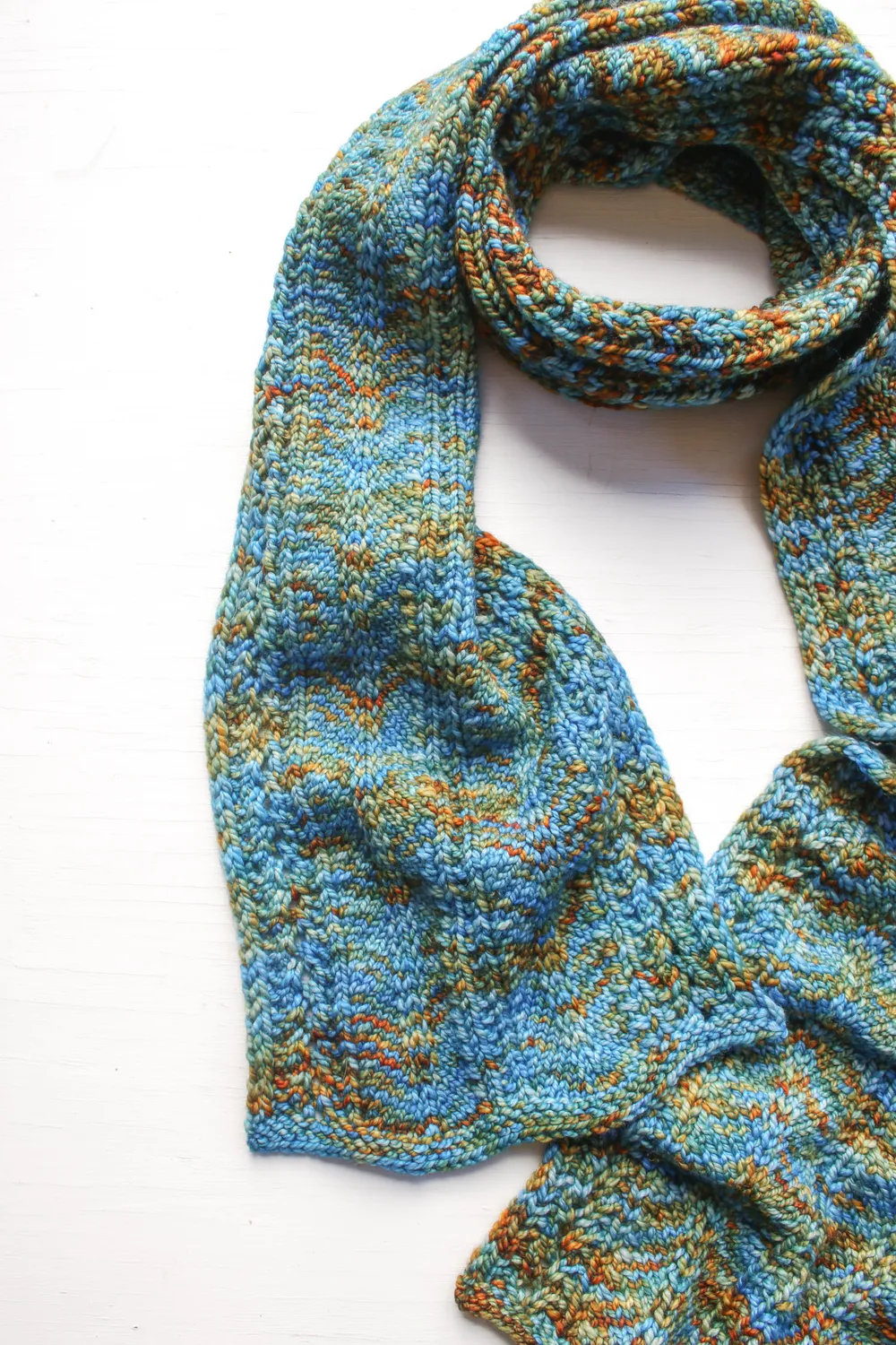 Madelinetosh Snowbird Scarf PDF Strickanleitung DK Halswärmer
