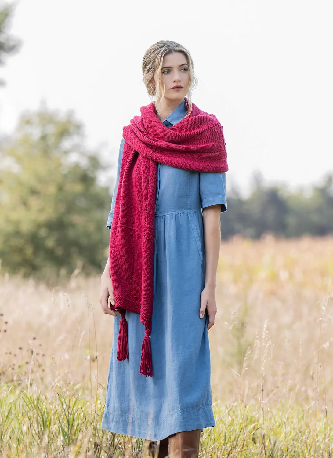 Blue Sky Fibers Classic Boardwalk Wrap 202514 Tuch Strickanleitung