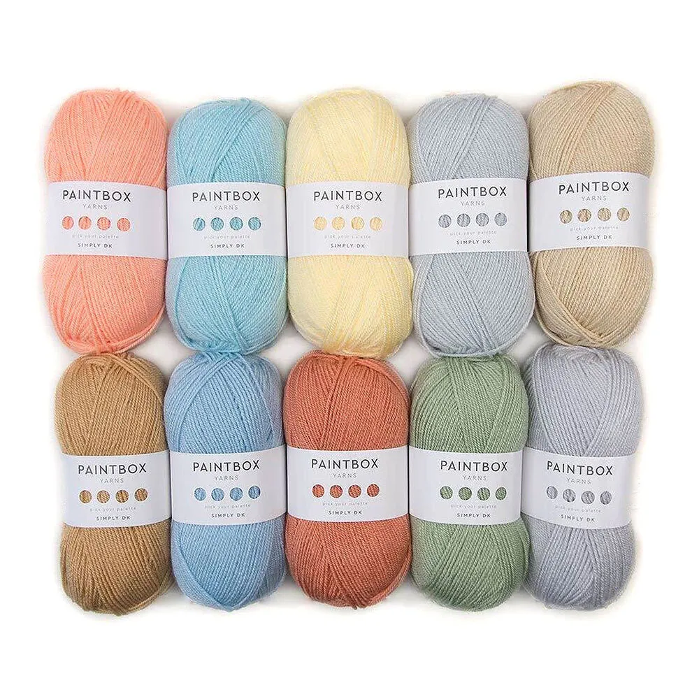 Paintbox Yarns Simply DK Garn 10x100g Farbset Acryl