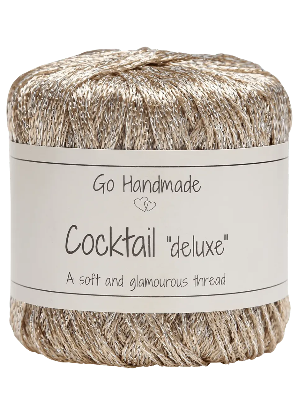 Go Handmade Cocktail deluxe Garn 25 g Polyester Effektgarn