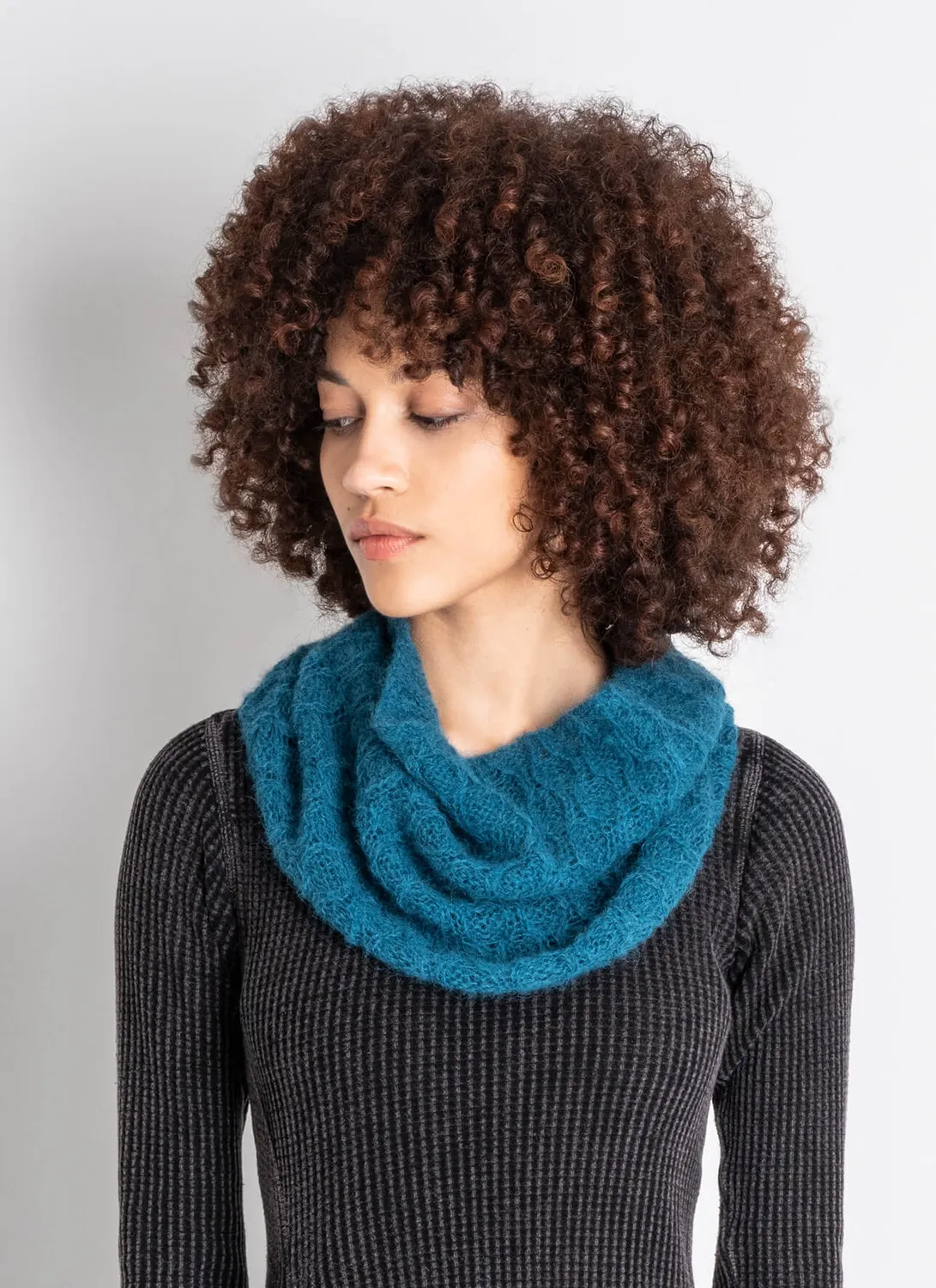 Blue Sky Fibers Carina Loop Strickanleitung Prairie 1 Strang