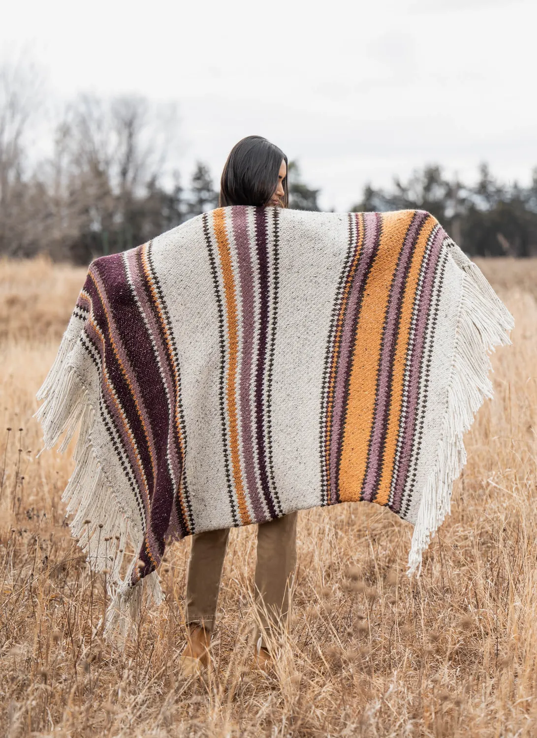 Blue Sky Fibers Brentwood Throw Decke Anleitung gratis