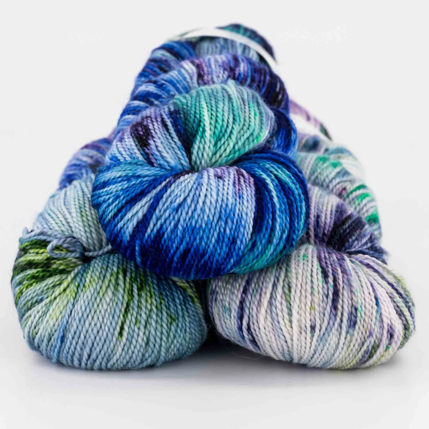 Cowgirlblues Merino Twist Say a Little Prayer Wolle blaugrün
