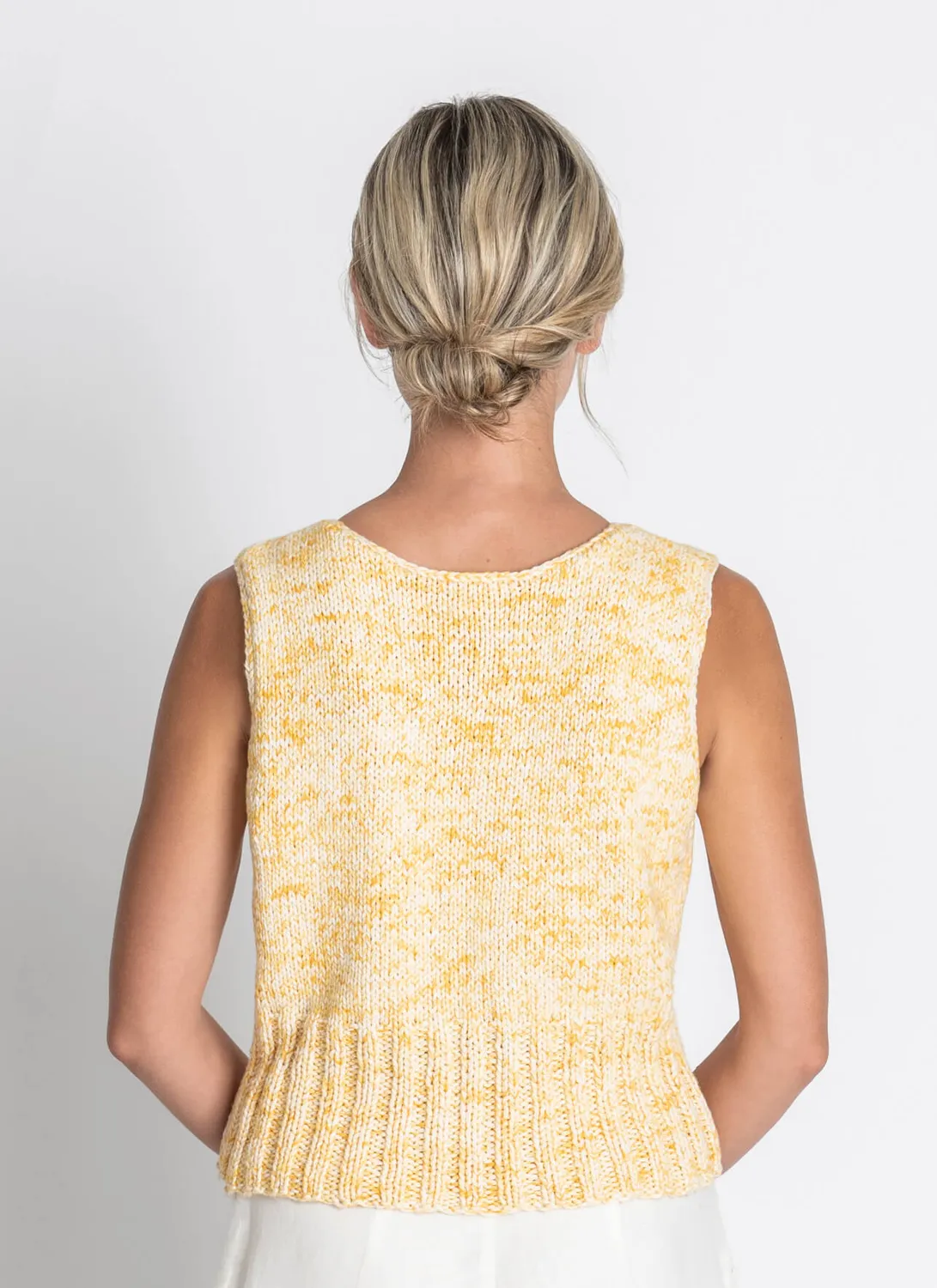 Blue Sky Fibers Tulsa Tank Strickanleitung Top für den Sommer