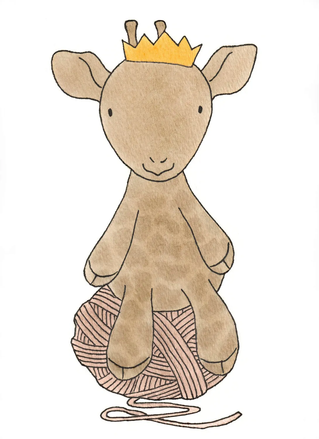 Blue Sky Fibers Georgitte Giraffe Strickanleitung PDF