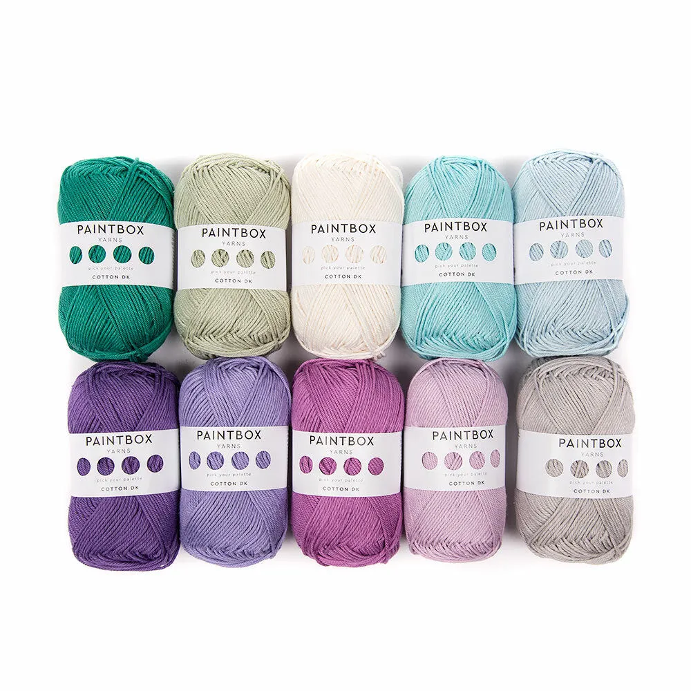 Paintbox Yarns Cotton DK Baumwolle 10x50g Set